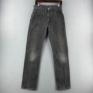 Vintage Levis Jeans Mens 30x34 (Fits 29x32) Faded Black 505 Made in Canada